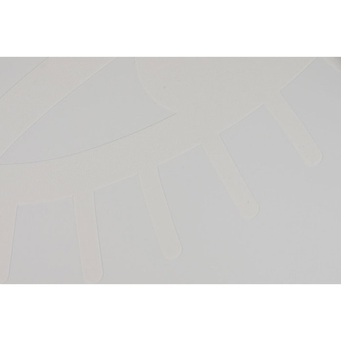 DKD Home Decor Cuadro Lienzo Foam Cara Abstracto 3D Blanco DKD Home Decor Cuadro Lienzo Foam Cara Abstracto 3D Blanco