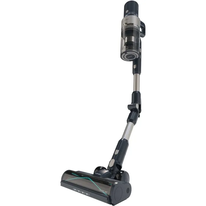 Cecotec Aspiradora de mano Conga Rockstar 5500 Hurricane Station Flex - 30.000 Pa de succión, 90 min autonomía - Negro/Gris