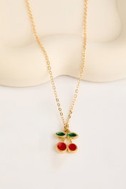 Heliophilia Silver CHRM15016 Collar de Metal Dorado con Recubrimiento de Laca, Resistente al Empañamiento