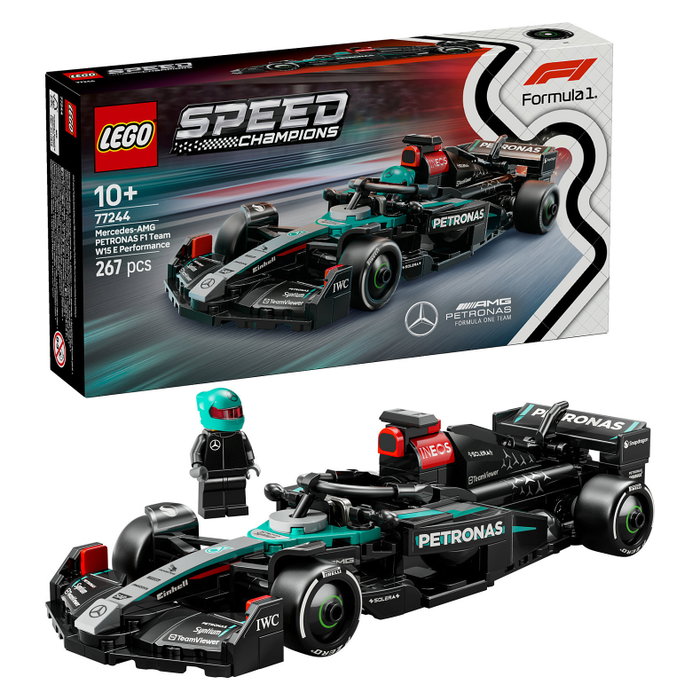 LEGO Speed Champions Mercedes-AMG PETRONAS F1 Team W15, 77244 LEGO Speed Champions Mercedes-AMG PETRONAS F1 Team W15, 77244