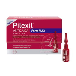 Pilexil Forte Max Ampollas Anticaída Tratamiento Cabello 20 x 5 ml