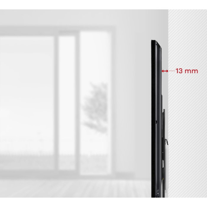 OneforAll WM6211 Soporte de pared Ultra Slim para TV de 13 a 43 pulgadas, Negro