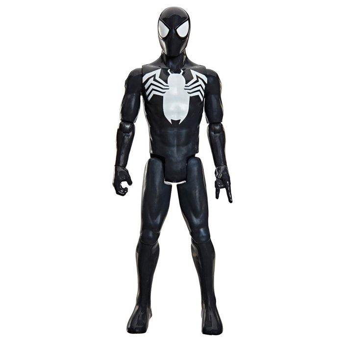 Hasbro Marvel Titan Series Spider-Man Traje Negro Figura de Acción de 30 cm G2860