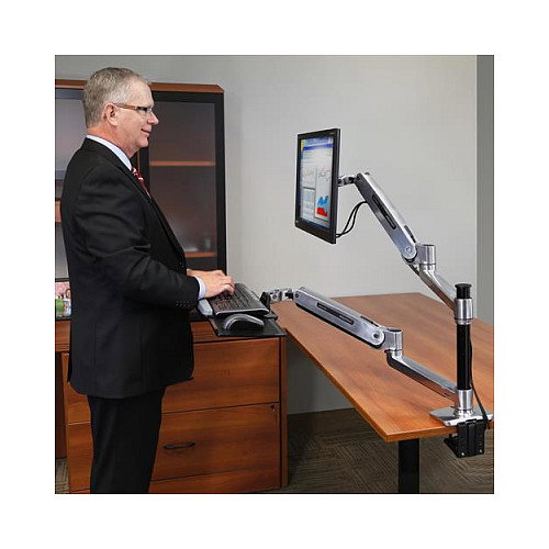 Ergotron WorkFit-LX Sistema de montaje para escritorio sentado-de pie 45-405-026