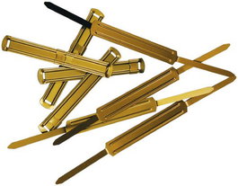 Fastener Ingraf Metal Dorado (Caja De 50)