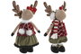 DKD Home Decor Figura Reno Poliéster Surtida de 2 Unidades