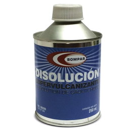 Bompar Disolución Vulcanizante para Neumáticos 230 gr - Reparación en Frío y Caliente con Parches