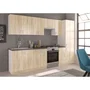 SARA Armario Alto 2 Puertas Roble Sonoma L80 x P31 x H71.5 cm SARA80GS