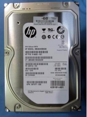 HP Unidad de Disco Duro Interno SATA 3TB 7200RPM 3.5 pulgadas