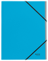 Leitz Carpeta Clasificadora 39140035 de Cartón, 6 Posiciones, A4, Recycle 100%, Azul