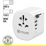 Muvit For Change MCADP0006 Cargador de Pared Universal 1x USB Tipo-C 2x USB 15W