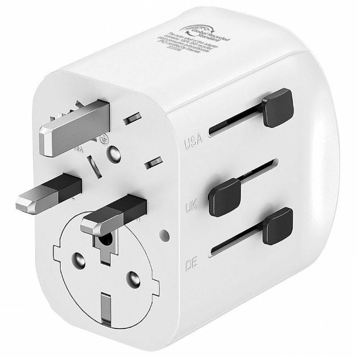 Muvit For Change Cargador de Pared Universal MCADP0006 con 1x USB-C y 2x USB-A, 15W Muvit For Change Cargador de Pared Universal MCADP0006 con 1x USB-C y 2x USB-A, 15W