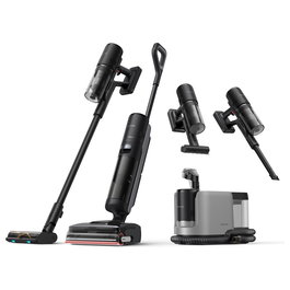 Dreame H15 Mix Aspiradora Escoba 2 en 1, Sin Bolsa, Negro, Limpieza en Seco y Húmedo, Batería Extraíble, 65 min Autonomía, 23000 Pa Succión