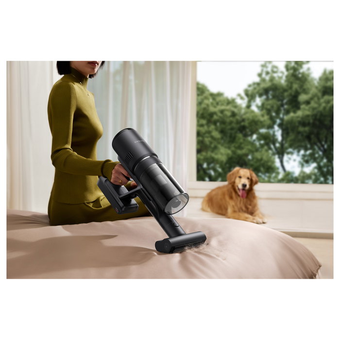 Dreame H15 Mix Aspiradora Escoba 2 en 1, Sin Bolsa, Negro, Limpieza en Seco y Húmedo, Batería Extraíble, 65 min Autonomía, 23000 Pa Succión