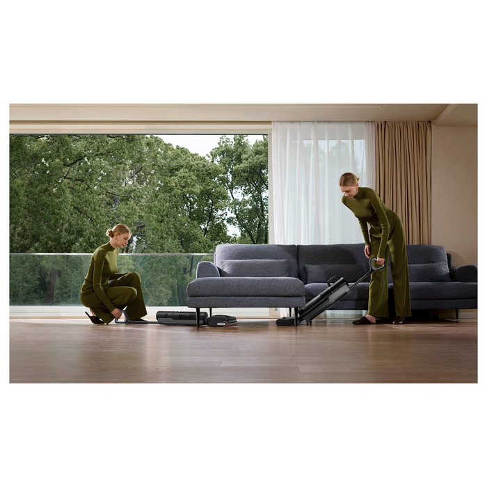 Dreame H15 Mix Aspiradora Escoba 2 en 1, Sin Bolsa, Negro, Limpieza en Seco y Húmedo, Batería Extraíble, 65 min Autonomía, 23000 Pa Succión