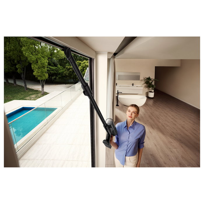 Dreame H15 Mix Aspiradora Escoba 2 en 1, Sin Bolsa, Negro, Limpieza en Seco y Húmedo, Batería Extraíble, 65 min Autonomía, 23000 Pa Succión