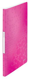 Carpeta Fundas (Tarifario) Leitz Wow Pp Flexible A4 20 F. Fucsia (Set de 10)