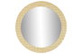 DKD Home Decor Espejo de Metal Mosaico Crema 78x77,5 cm