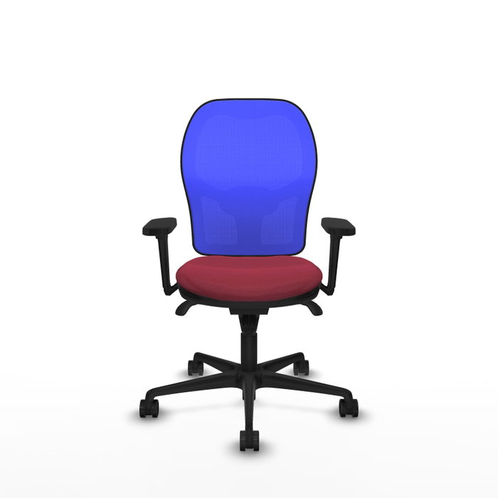 PIQUERAS Y CRESPO Silla de oficina Jorquera Granate y Azul PIQUERAS Y CRESPO Silla de oficina Jorquera Granate y Azul