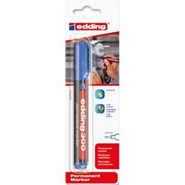 Edding Marcador Permanente E-300/1-03 Punta Redonda Color Azul