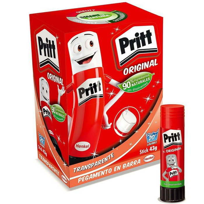 Pritt Pegamento en Barra 43g Transparente Pritt Pegamento en Barra 43g Transparente