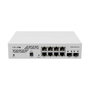 MikroTik CSS610-8G-2S+IN - Switch de Rack Gigabit Ethernet con 8 Puertos PoE y 2 Puertos SFP+ 10G