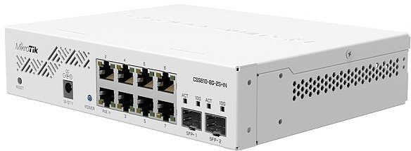 MikroTik CSS610-8G-2S+IN Switch Gigabit Ethernet con 8 puertos y 2 SFP+