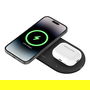 Belkin BOOST CHARGE PRO 2in1 Ladepad Qi2 15 Watt, schwarz | Carga inalámbrica Qi2 de 15W | Base de carga 2 en 1