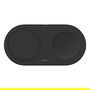 Belkin BOOST CHARGE PRO 2in1 Ladepad Qi2 15 Watt, schwarz | Carga inalámbrica Qi2 de 15W | Base de carga 2 en 1