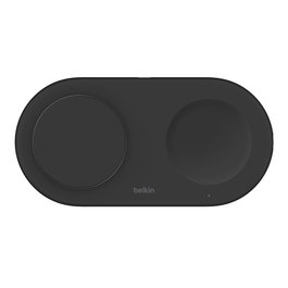 Belkin BOOST Charge Pro 2in1 Qi2 Base de Carga 15W Negro
