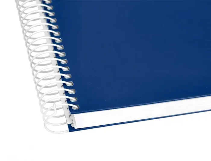 Liderpapel Cuaderno Espiral A5 Micro Crafty Tapa Forrada 120 Hojas 90gr Cuadro 5mm Azul