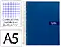 Liderpapel Cuaderno Espiral A5 Micro Crafty Tapa Forrada 120 Hojas 90gr Cuadro 5mm Azul