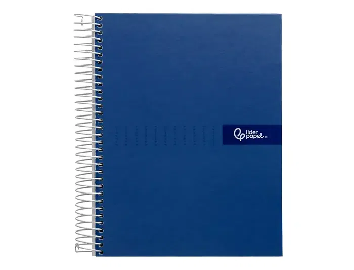 Liderpapel Cuaderno Espiral A5 Micro Crafty Tapa Forrada 120 Hojas 90gr Cuadro 5mm Azul