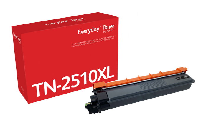 Xerox Everyday Tóner Negro Compatible con Brother TN2510XL Alta Capacidad (006R04870) de Alto Rendimiento Xerox Everyday Tóner Negro Compatible con Brother TN2510XL Alta Capacidad (006R04870) de Alto Rendimiento