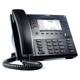 Mitel 6869i Teléfono IP VoIP Negro 24 líneas 10.9 cm (4.3") LCD 12 teclas programables Gigabit Ethernet PoE