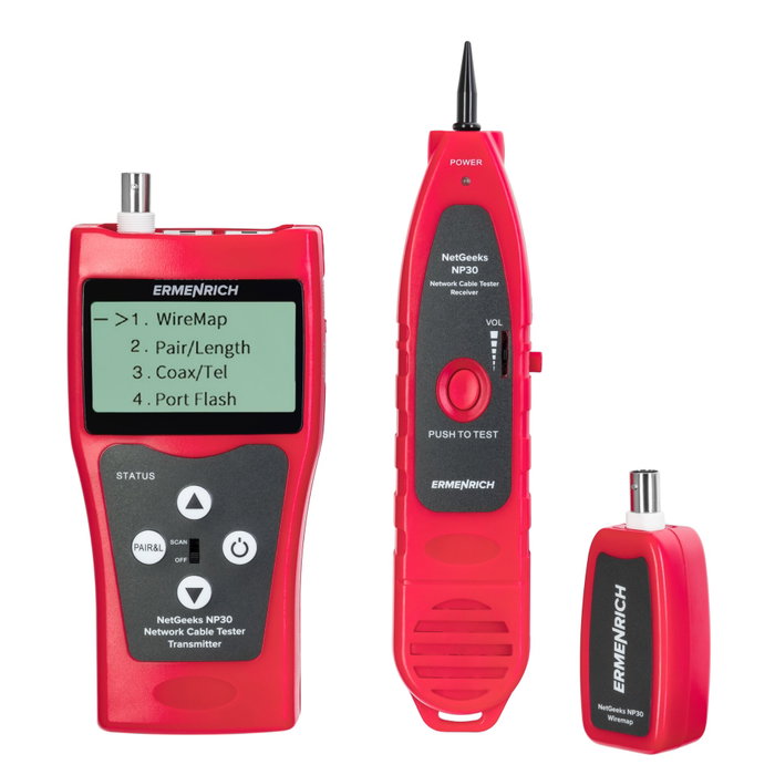 Ermenrich NetGeeks NP30 Network Cable Tester Ermenrich NetGeeks NP30 Network Cable Tester
