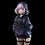 Gridman Universe Estatua PVC Zozo Black Collection Akane Shinjo 23 cm