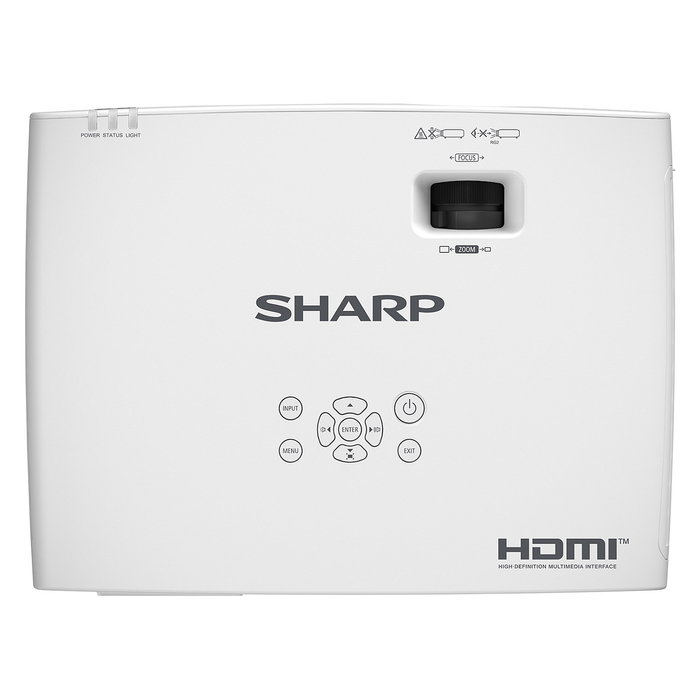 Sharp Proyector Laser E501U, 5000 Lúmenes ANSI, 3LCD, Resolución WUXGA 1920x1200, Relación Contraste 5M:1, 20000h Duración