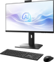 MSI All-in-One AM273Q AI 1UM-055ES, 27" IPS 2560x1440 (WQHD) 100Hz, Intel Ultra 7 155H, Intel Iris Xe Graphics, 32GB DDR5, SSD 1TB, Windows 11 Pro, Negro