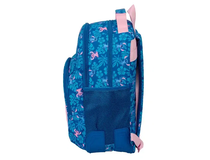 Safta Mochila Doble Stitch Adaptable a Carrito de Bebé, Cantoneras, Lilo, 420x320x150 mm Safta Mochila Doble Stitch Adaptable a Carrito de Bebé, Cantoneras, Lilo, 420x320x150 mm