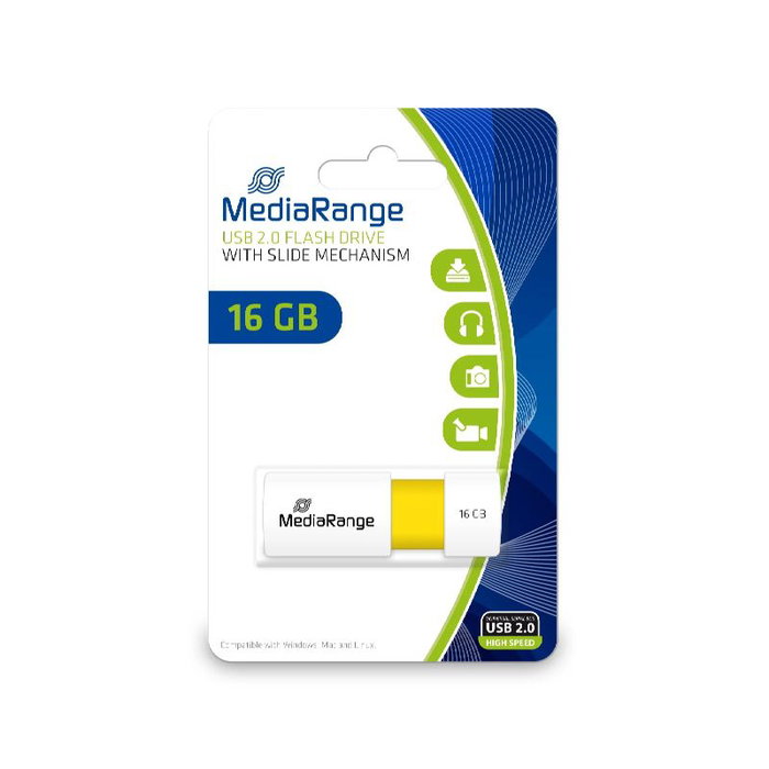 MEDIARANGE Pendrive 16GB USB 2.0 Slider
