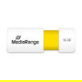MediaRange MR972 USB-Stick 16GB USB 2.0 Slider Amarillo