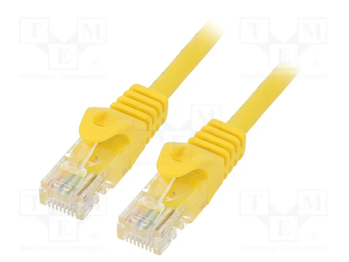 GEMBIRD Latiguillo de Red Cat 6 U/UTP 3m Amarillo PP6U-3M/Y
