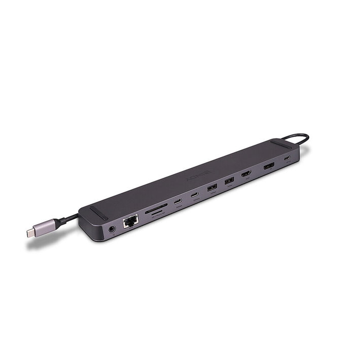 LINDY 43392 Base para portátil y replicador de puertos USB-C Antracita LINDY 43392 Base para portátil y replicador de puertos USB-C Antracita