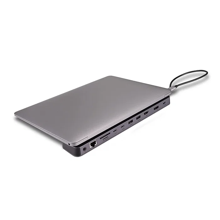 LINDY 43392 Base para portátil y replicador de puertos USB-C Antracita LINDY 43392 Base para portátil y replicador de puertos USB-C Antracita