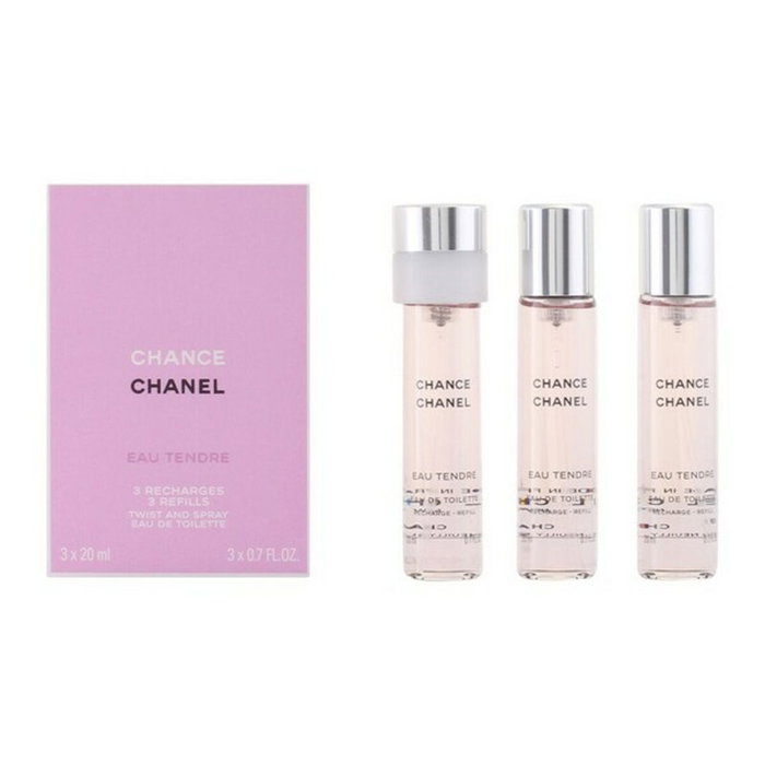 Chanel Chance Eau Tendre Eau de Toilette Twist & Spray 3 x 20 ml Chanel Chance Eau Tendre Eau de Toilette Twist & Spray 3 x 20 ml