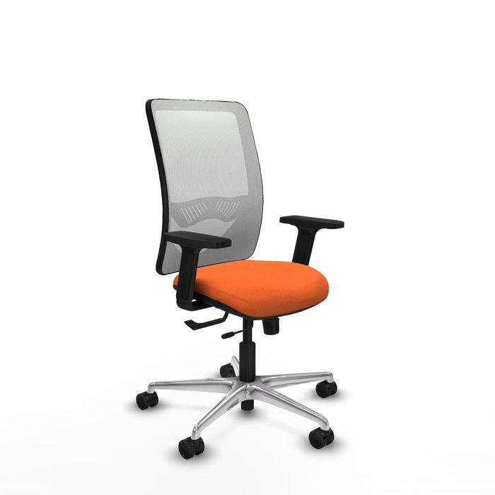 PIQUERAS Y CRESPO Silla de oficina Zulema Naranja y Blanco PIQUERAS Y CRESPO Silla de oficina Zulema Naranja y Blanco