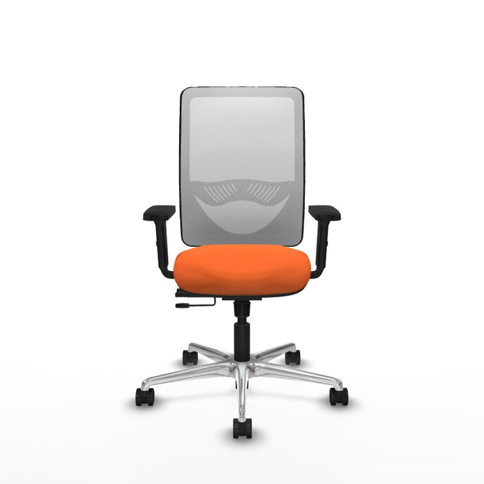 PIQUERAS Y CRESPO Silla de oficina Zulema Naranja y Blanco PIQUERAS Y CRESPO Silla de oficina Zulema Naranja y Blanco