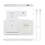 Aisens Cargador Inalámbrico 3 en 1 15W USB-C Blanco