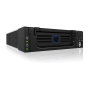 ICY BOX IB-138SK-B-II Adaptador de Rack Hot Swap para HDD/SSD SATA de 3,5 pulgadas en Negro